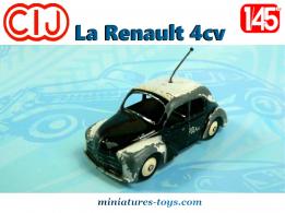 La Renault 4cv Police parisienne de 1956 en miniature par CIJ au 1/45e
