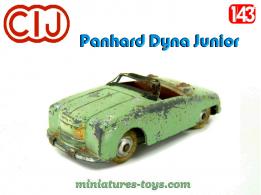 Le cabriolet Panhard Dyna Junior miniature par CIJ au 1/43e
