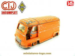 La Renault Estafette miniature orange de CIJ au 1/45e incomplète