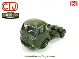 Le tracteur Saviem JM 240 militaire seul en miniature de Cij au 1/50e