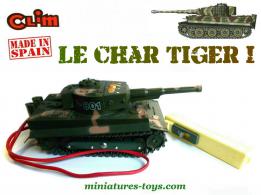 Le char allemand Tigre I téléguidé en miniature de Clim au 1/32e incomplet