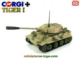 Le char allemand PzKw VI Tigre I  en miniature de Corgi Toys au 1/65e