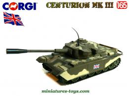 Le char anglais Centurion MK III en miniature de Corgi Toys au 1/65e