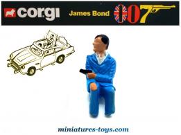 Le passager éjectable de l'Aston Martin James bond 007 par Corgi Toys au 1/36e