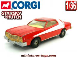 La Ford Gran Torino de Starsky et Hutch en miniature par Corgi au 1/36e