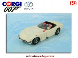 La Toyota 2000 GT James Bond 007 miniature par Corgi au 1/43e incomplète