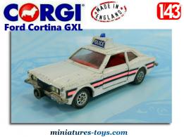 La Ford Cortina GXL Police en miniature par Corgi au 1/43e