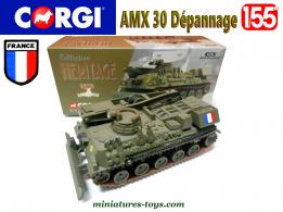L'AMX 30 dépanneur de l'armée française en miniature par Corgi au 1/55e