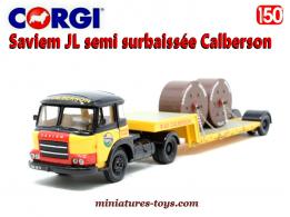 Le Saviem JL semi surbaissée Calberson en miniature Corgi Héritage au 1/50e