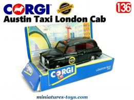 Le taxi londonnien Austin en miniature par Corgi au 1/36e