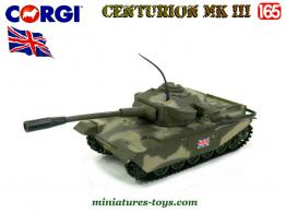 Le char anglais Centurion MK III en miniature de Corgi Toys au 1/65e