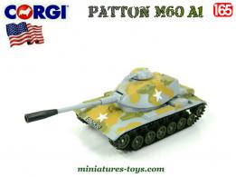 Le char américain Patton M60 A1 miniature de Corgi Toys au 1/65e