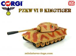 Le char allemand PzKw VI B Kingtiger miniature de Corgi Toys au 1/65e