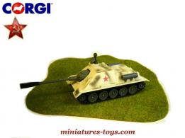Le char russe SU100 miniature de Corgi Toys au 1/65e