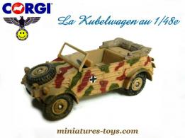 La Volkswagen Kubelwagen type 82 miniature de Corgi au 1/48e