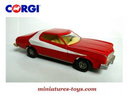 La Ford Torino Starky et Hutch en miniature de Corgi au 1/36e ayant jouée
