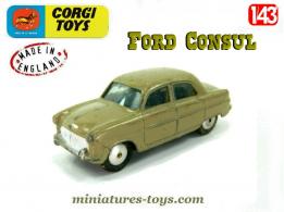 La Ford Consul en miniature de Corgi Toys England au 1/43e