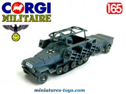 Un Hanomag lance roquettes en miniature par Corgi Toys au 1/65e 