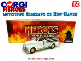 Le camion de pompiers Seagrave de New-Haven en miniature Corgi au 1/50e