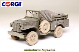 Le Dodge WC51 américain Korean War en miniature de Corgi au 1/43e