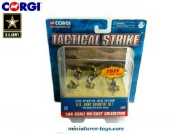 Les 6 figurines de soldats US Army en Irak par Corgi Tactical strike au 1/64e