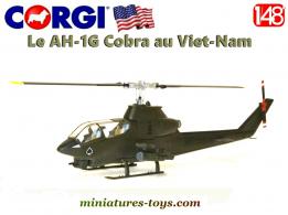 Un Hélicoptère AH-1G Cobra au Vietnam en miniature par Corgi au 1/48e