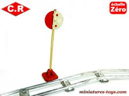 Le sémaphore ou signal rond de train miniature par CR a l'échelle zéro 0 O
