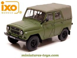 La voiture Gaz UA3-469 militaire russe en miniature par Ixo Models au 1/43e 