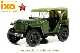 La voiture Gaz 67B militaire russe en miniature par Ixo Models au 1/43e 