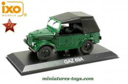 La voiture Gaz 69A russe en miniature par Ixo Models au 1/43e 