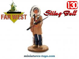 La figurine du Chef indien Sioux Siting Bull par DelPrado au 1/32e