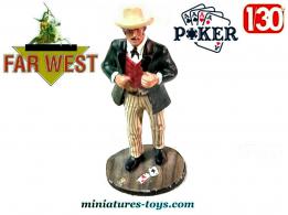 La figurine du Gambler dans l'Ouest américain par Del Prado Collection au 1/32e