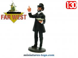 La figurine du Prêcheur dans l'Ouest américain en métal par Del Prado au 1/32e