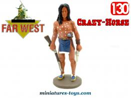 La figurine du Chef indien Crazy Horse par DelPrado au 1/32e