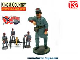La figurine de l'artilleur sudiste de la guerre de sécession par Del Prado au 1/32e