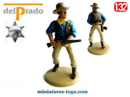 Le Shérif du Far West en figurine métal par Del Prado au 1/32e