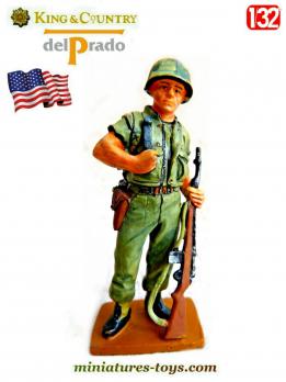 La figurine de l'opérateur radio des Marines au Vietnam Del Prado au 1/32e
