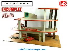 Le garage station services multi niveaux miniature jouet par Depreux incomplet