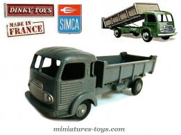 Le camion Simca cargo benne miniature de Dinky Toys au 1/50e repeint