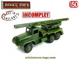 Le camion International lance missile Honest John miniature Dinky Toys au 1/50e