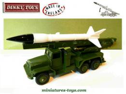 Le camion lance missile Honest John de Dinky Toys England au 1/50e