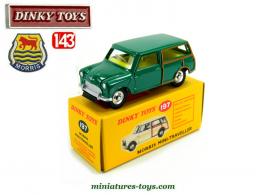 La Morris Mini Traveller en miniature de Dinky Toys rééditée par Atlas au 1/43e