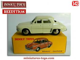 La Renault Dauphine en miniature de Dinky Toys rééditée par Atlas au 1/43e