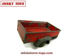 La remorque 2 roues miniature au 1/43e de Dinky Toys incomplète
