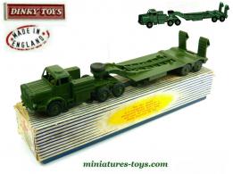 Le porte char Mighty Antar Thornycroft miniature de Dinky Toys England au 1/55e