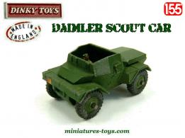 Le Daimler Scout car Dingo miniature de Dinky Toys England au 1/55e