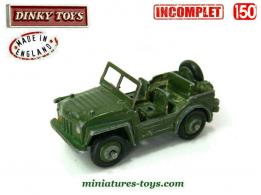 L'Austin Champ militaire en miniature Dinky Toys England au 1/50e