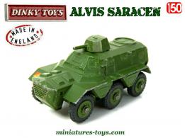 Le blindé 6x6 Alvis Saracen miniature de Dinky Toys England au 1/50e