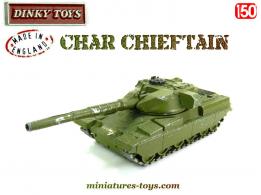 Le char anglais Chieftain en miniature de Dinky Toys England au 1/50e