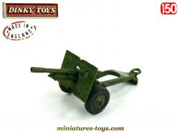 Le canon de 25 livres en miniature de Dinky Toys England au 1/50e